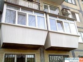 Остекление балконов алюминием, пластиковое остекление ... 5